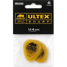Jim Dunlop Ultex Sharp Pick 1.14MM - 6'lı Paket