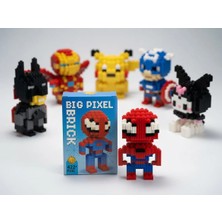 Dodomar LEGO Big Pixel Bricks 3D Örümcek Adam Büyük Boy Yapım Seti Dekoratif Koleksiyon Figürü
