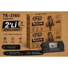 Ero Print Kyocera Ecosys P3050DN Muadil Toner - 2'li Avantaj Paket