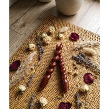 Drn Kiremit Renkli Spiral, Burgulu Pinterest Modeşamdan Mum 2' Li Set
