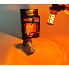 Femex Turuncu Sis LED Ampul H8/11  9W LED Ampul  66SMD Ultra Parlak Mercekli