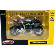AyrStore Buğz 1/18 Kawasaki H2R Model Motosiklet