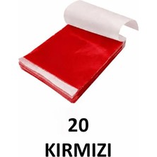 Mühürcüm Varak Kaplama Yaprak Metalik Folyo 9X9CM 10LU 20 Red R5799F-20