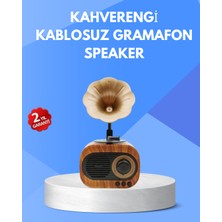 Kuzgun Ticaret Retro Tasarımlı Mini Bluetooth Hoparlör ve Fm Radyo Çoklu Medya - Lisinya