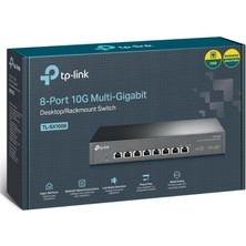 TP-Link Tp-Lınk TL-SX1008 8 Port 10G Multı Gıgabıt RJ45 Metal Kasa Rackmount Swıtch