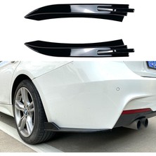 Ramm Bmw F30 M Paketi Arka Tampon Bıçağı Sağ+Sol Parlak Siyah - F30 M Pack 2013-2019