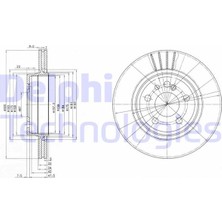 Delphi Almparca Fren Diski Arka Mercedes S-Class W140 W220