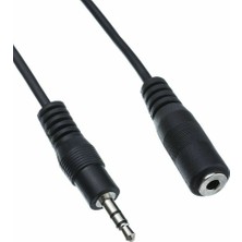 EBG Elektronik 3.5 mm Dişi Erkek Kulaklık Stereo Uzatma Kablosu 3 Metre