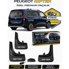 Otokap Universal Peugeot Rifter Uyumlu 4’lü Paçalık Takımı Ön Arka Çamurluk Tozluk Seti