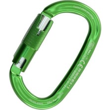 Kong Italy Kong Ovalone Alu Rıse Lock 26KN Otomatik Triactlock 3 Kilitli Alüminyum Oval Karabina 712LE0GPGKK Green