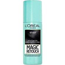 Belirtilmemiş Retouch Beyaz Dipleri Kapatıcı Sprey 75 ml - Siyah