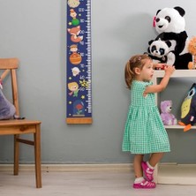 Belirtilmemiş Küçük Prens Tasarımlı Çocuk Odası Duvar Boy Ölçüm Cetveli