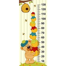 Belirtilmemiş Çocuk Odası Bebek Odası Boy Ölçer Boy Cetveli Ayı Bal