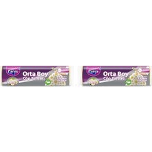 Belirtilmemiş Büzgülü Torbası Limon Kokulu Orta Boy (2 Paketi)
