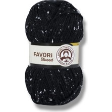 Ören Bayan Ören Favori Tweed Siyah El Örgü Ipi - 999D