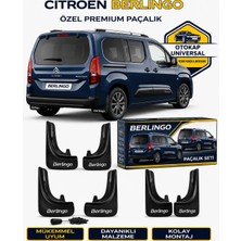 Otokap Universal Citroen Berlingo Uyumlu 4’lü Paçalık Takımı Ön Arka Çamurluk Tozluk Seti