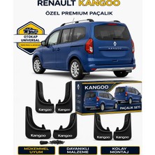 Otokap Universal Renault Kangoo Uyumlu 4’lü Paçalık Takımı Ön Arka Çamurluk Tozluk Seti