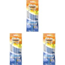 Belirtilmemiş Permatik Banyo Kullan At Erkek Tıraş Bıçağı 10 Adet 3lü Paket
