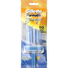 Belirtilmemiş Permatik Banyo Kullan At Erkek Tıraş Bıçağı 10 Adet