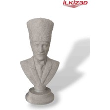 Atatürk Büstü Taş Dokulu 10CM