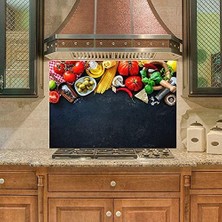 Belirtilmemiş Mutfak Duvar Tezgah Arası Ocak Arkası Kaplama Italyan Spagetti