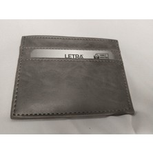 Letra Çift Taraflı Orta Bölmeli Ince Kartlık