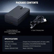Neewer Nwr Nb-Z1 Pro Li-Ion Batarya