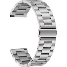Belirtilmemiş (5064) Gümüş Cns- Band-04 22MM Metal Kordon-Gümüş Gt2 46MM