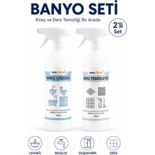 Noxclean Banyo Seti 2’li 750 ml Kireç Çözücü + Derz Temizleyici Sprey