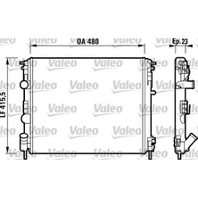 Valeo Almparca Radyatör Clio Ii-Kng -Logan-Solenza-1.5dci-1.4-1.6 16V-1.9DTI Ac Mek 480X414.5X34