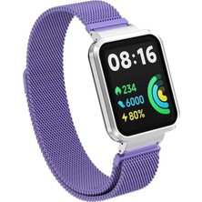 Belirtilmemiş 2 Lite Kordon Kasalı Milano Loop Metal Kordon Lila