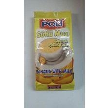 Poli Sütlü Muz Aromalı Toz İçecek 250 gr Pratik Ambalajda Lezzetli İçecek