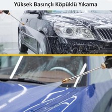 Belirtilmemiş Yüksek Basınçlı Hazneli Köpüklü Araç Oto Yıkama Bahçe Sulama Ilaçlama Su Tabancası Ayarlanabilir Ba