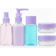 Cm Store Seyahat Için 5’li Şeffaf Kozmetik Şişe Seti 30 ml
