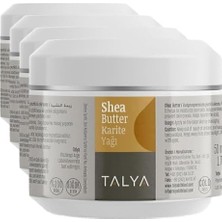 Belirtilmemiş Shea Butter (Karite Yağı), Soğuk SIKIM,%100 Saf Doğal, 50 ml (4 Paketi)