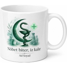 Tupya Gift Eczane Kalfasına Özel Nöbetçi Eczane Temalı Kupa Bardak Hediye