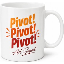 Tupya Gift Pivot Baskılı Kupa Bardak Pivot Dizisi Hediye Özel Tasarım Porselen Mug
