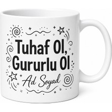 Tupya Gift Weirdo And Proud Temalı Tuhaf ve Gururlu Uyumsuzluktan Çekinenlere Kupa Bardak Hediye