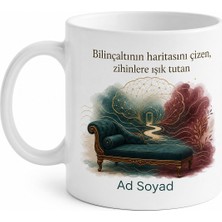 Tupya Gift Psikoloğa Bilinçaltı Keşfi Insan Zihni Terapi Divanı Kupa Bardak Hediye