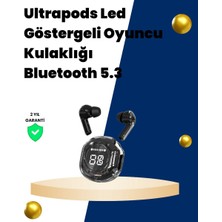 Cm Store Bluetooth 5.3 Kablosuz Kulaklık 30MM Sürücü LED Ekranlı Mikrofonlu