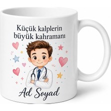 Tupya Gift Çocuk Doktoruna Hediye Baskılı Porselen Kupa Bardak Pediatrist Hediyelik