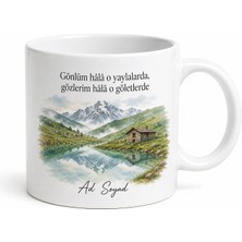 Tupya Gift Erzurum Tekman Göletleri Yayla Kültürü Memleket Özlemi Kupa Bardak Hediye