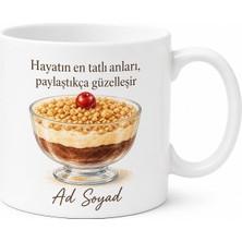 Tupya Gift Aşure Temalı Baskılı Kupa Bardak Hediye Özel Tasarım Porselen Mug