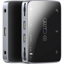Cm Store Ally MH-319 Type-C 2 In 1 Canlı Yayın Için Dönüştürücü Live CONVERTER-(5775)