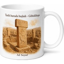Tupya Gift Göbeklitepe Tarihin Sıfır Noktası Şanlıurfa Arkeoloji Müzesi Haliliye Hatıra Kupa Bardak Hediye