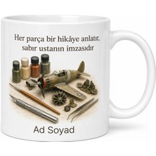 Tupya Gift Model Yapım Sever Için Kişiye Özel Hobi Temalı Baskılı Kupa Bardak Hediye
