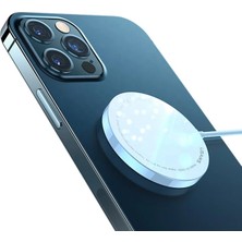 Cm Store Usams Magsafe 15W iPhone 15-14 -13-12 Için Ultra Ince Mıknatslı Kablosuz Wireless Şarj  US-CD155-(5775)