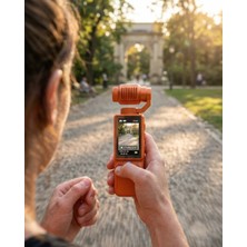 Cm Store 4K Ultra Hd Gimbal Kamera Sabitleyici ve 180 Derece Hareketli Lensli Vlog Kamera