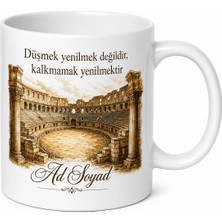 Tupya Gift Arena Çizimli Hayat Mücadelesinde Ayakta Kalan Kupa Bardak Hediye