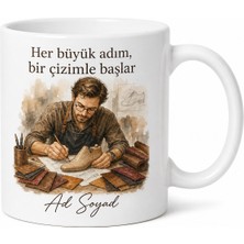 Tupya Gift Ayakkabı Tasarımcısı Kalıp Çizim Malzeme Seçen Isim Yazılı Kupa Bardak Hediye